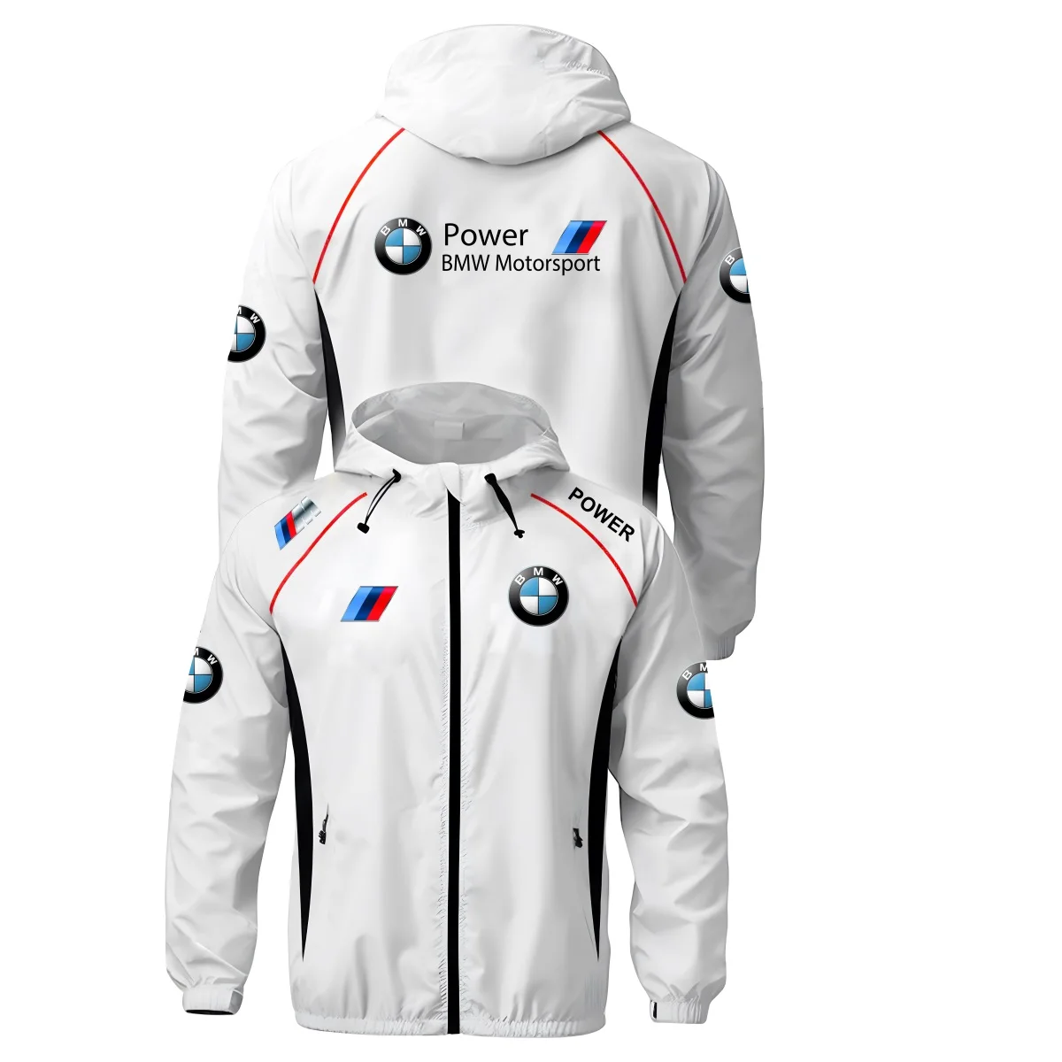 Wiosna Nowa Para BMW Logo Kurtka Motocyklowa Dla Mężczyzn Casual Loose Plus Size BMW Kurtka Top Dla Mężczyzn Z Kapturem Bluza Full Zip