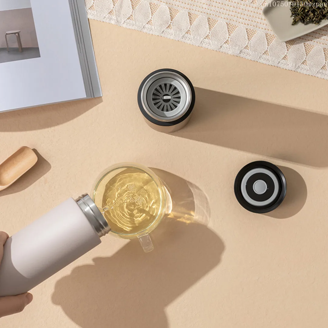 كوب ترمس Xiaomi Mijia إصدار الجيب 350 مل مياه الفولاذ المقاوم للصدأ كوب معزول محمول خفيف الوزن زجاجة ترمس للتخييم