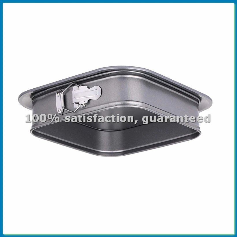 

Квадратная форма для выпечки с разъемным дном, 9 дюймов, для чизкейков, антипригарная, для украшения тортов - FABY