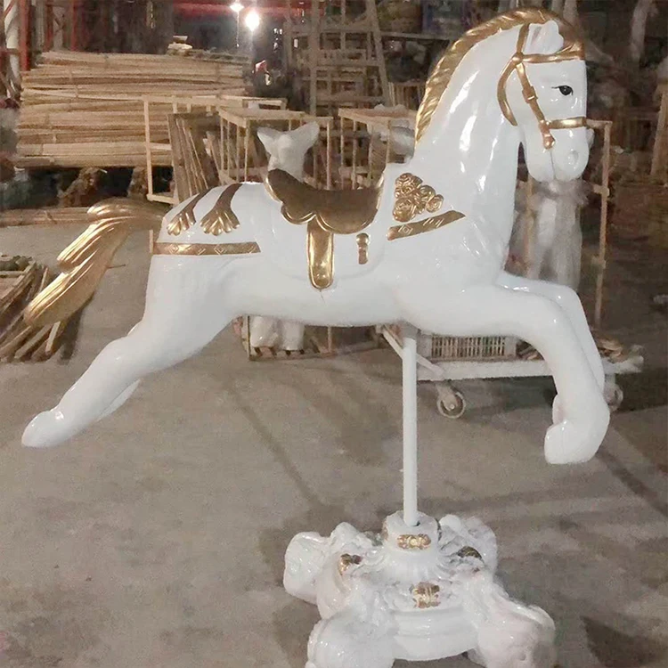 

Christmas Inflatable Merry Go Round/ Amusement Park Equipment Carousel Horse/ Electric Carousel Props