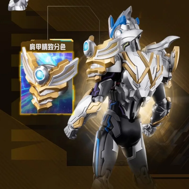 Nieuw op voorraad BLOKEES Ultraman Legend Edition X Transcendence Warrior Medal Boy Assembly Model Verrassingscadeau