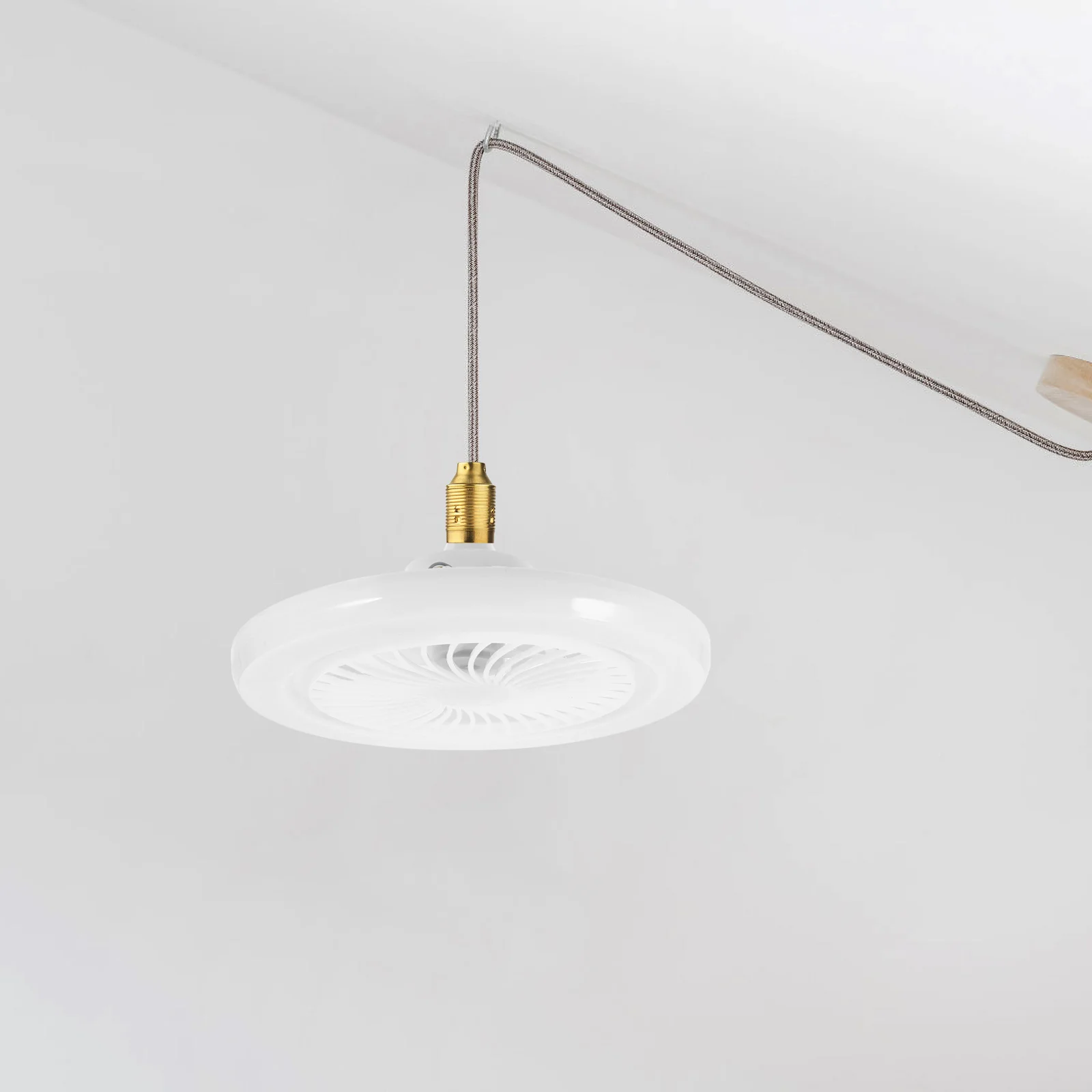 E27 Quiet LED Mini Small Screw-in Remote Control Adjustable Ceiling for Bedroom Kitchen Living Room