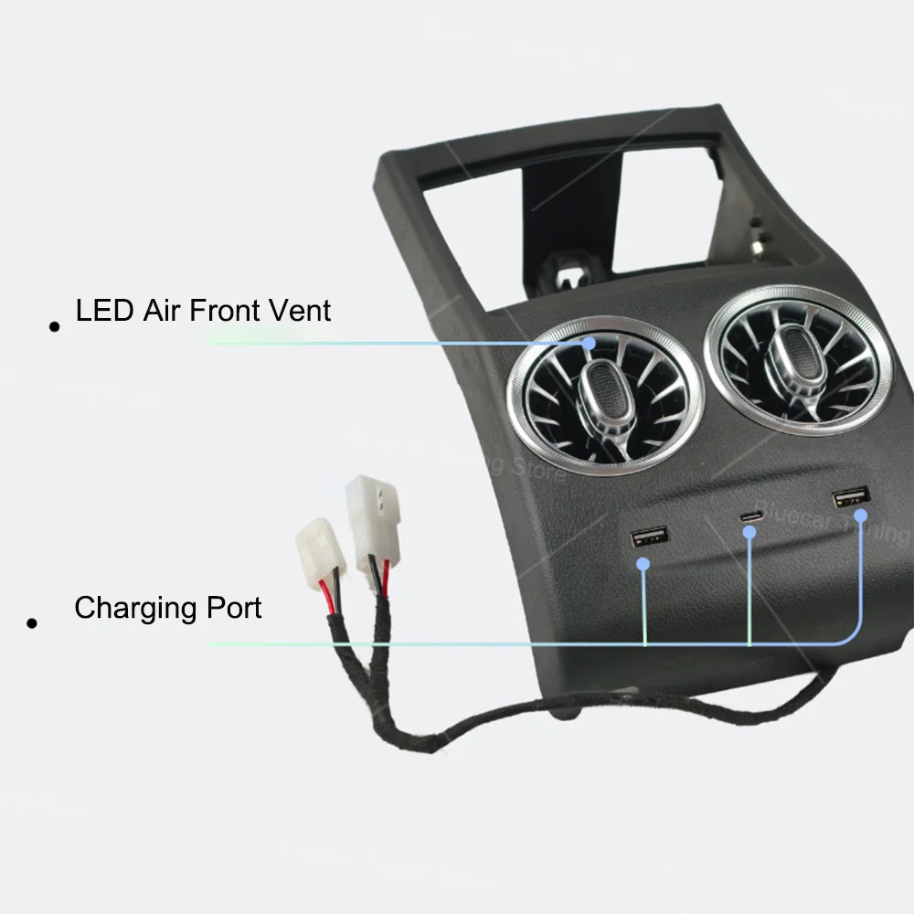 12 Colours LED Ambient Lights For Mercedes-Benz W117 W176 W156 A/CLA/GLA A45 CLA45 LED Car LED Turbo Style Vent Decoration Lamp