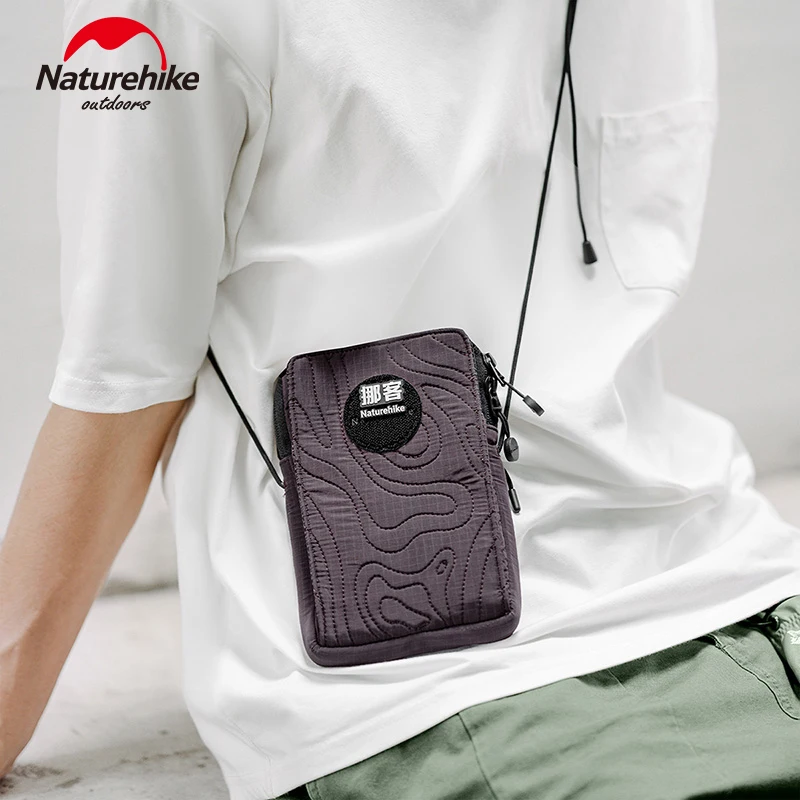 Naturehike Magnetic Mobile Phone Bag Camping Outdoor Travel for Men Women Shoulder Crossbody Cloth Bag Portable Mini Wallet Card