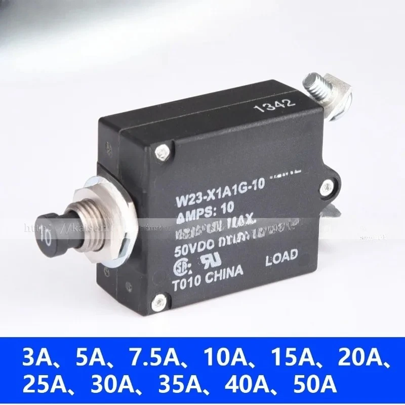 

TE W23-X1A1G-3 5A7.5A10A15A20A25A30A40A50Amps Circuit Breaker UL