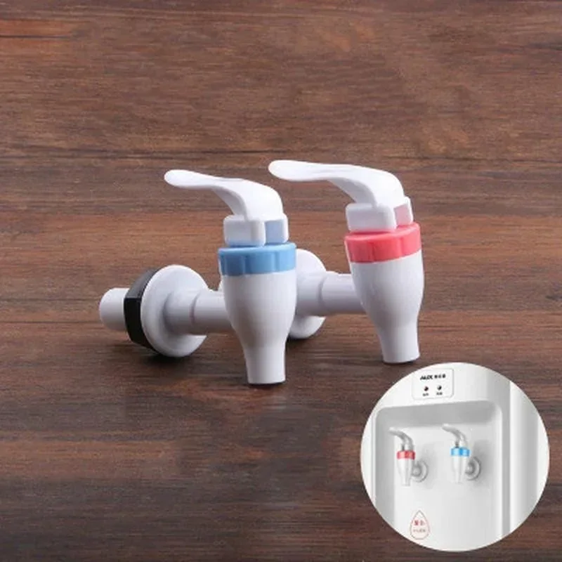 2PC Universal Plastic Water Dispenser Faucet Tap Replacement Home Essential Drinking Fountains Parts