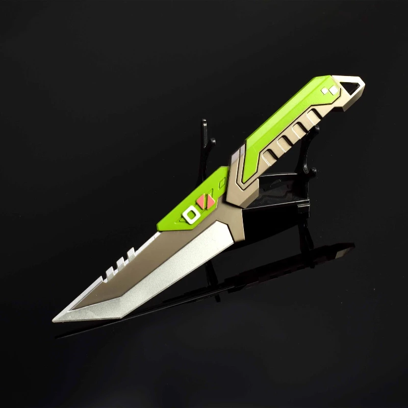 22 cm/8,66 in Valorant Spiel Peripherie Waffe Modell Über Grenze Flash Speicher Metall Spielzeug Ornamente Sammlungen Desktop Display Geschenke