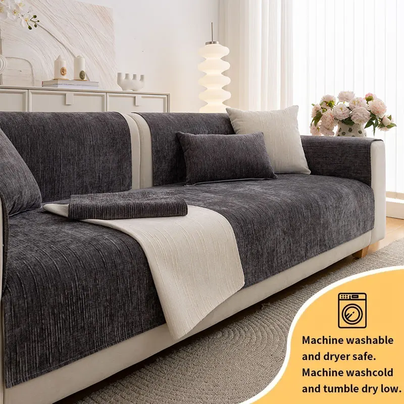 1 STÜCK-Ge Yu Four Seasons Universal Light Luxus Sofakissen 2025 Neues gerades Chenille-Sofa-Spezialkissen
