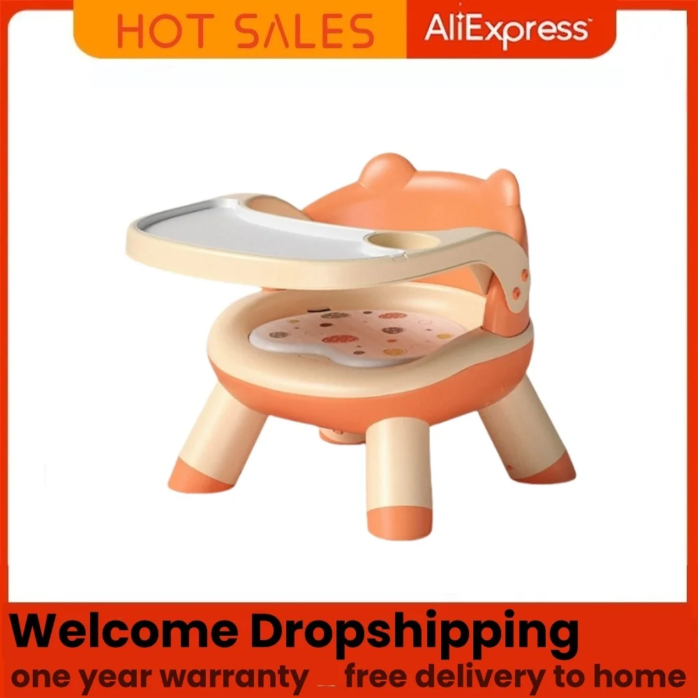 

Детский стульчик, качественный детский стульчик для кормления, увеличивающий рост, подходит для детей от 6 месяцев до 6 лет.