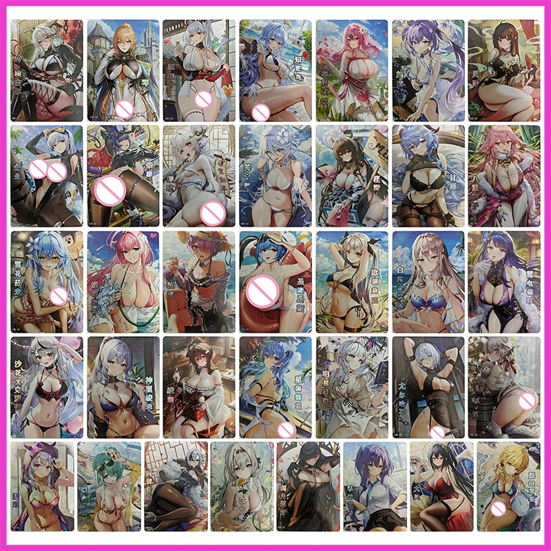 Anime Goddess Story Rare OR Collectible Card Jean Bremerton Keqing Kamisato Ayaka Arlecchino Firefly Toys for boys Birthday Gift