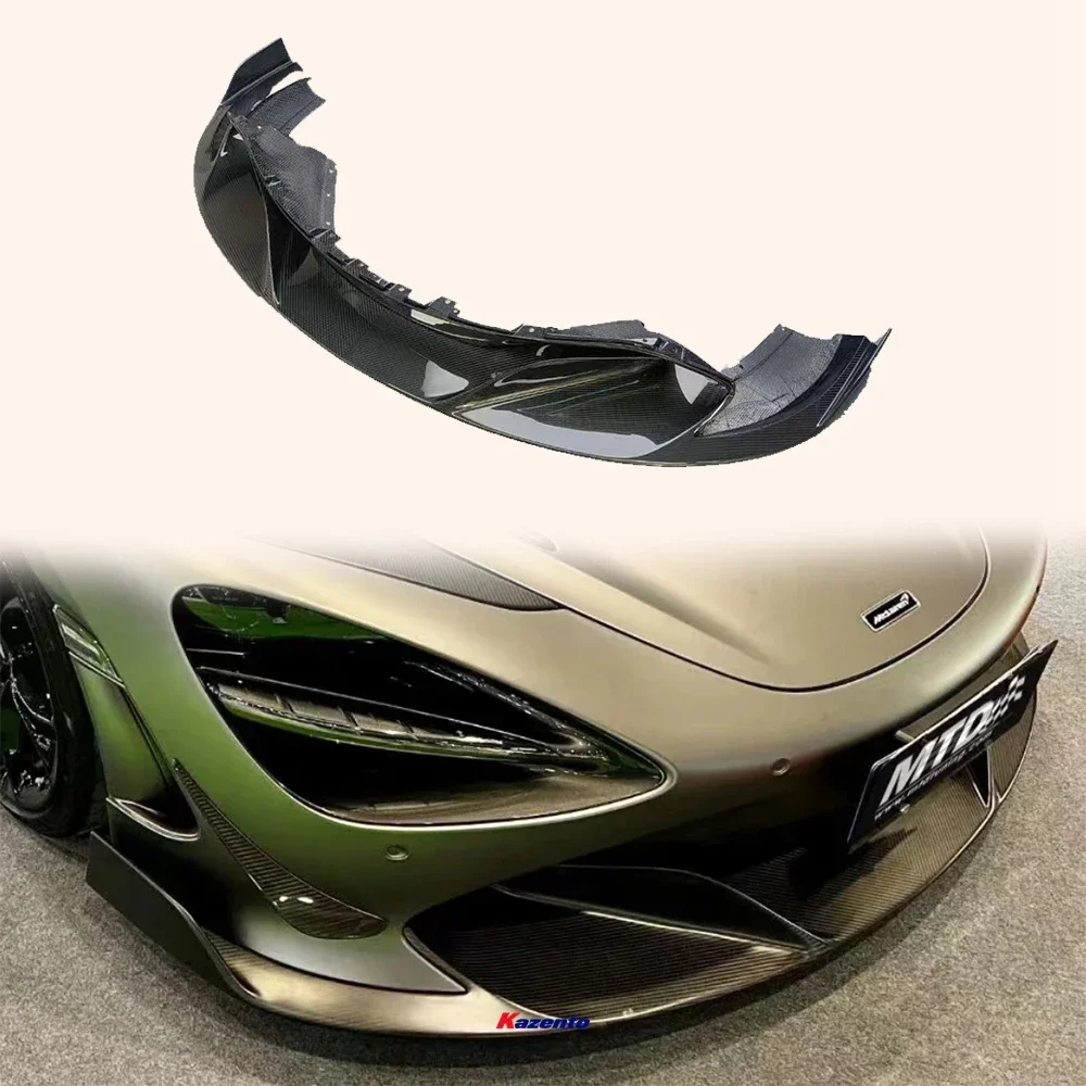 

Dry Carbon High Quality For Mclaren 720 720S Front Bumper Add On Lip Splitter