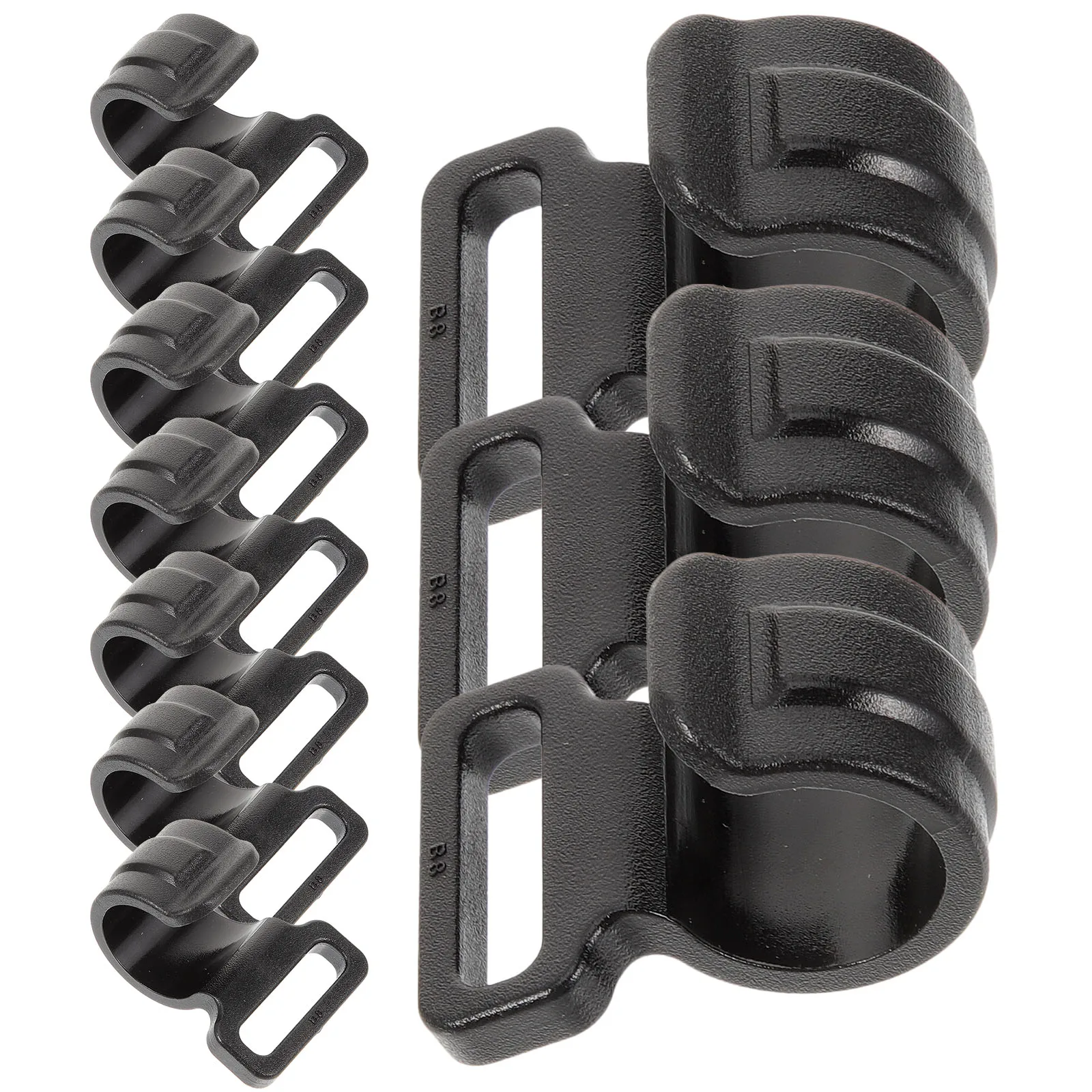 

10pcs Tent Accessories Camping Hooks Plastic Connection Mounting Portable Hangers For Tent Pole Outdoor Storage Solution