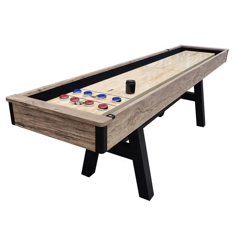 Clássico de alta qualidade Shuffle Board apresenta mesa de jogo pontiçável para venda do fornecedor da China