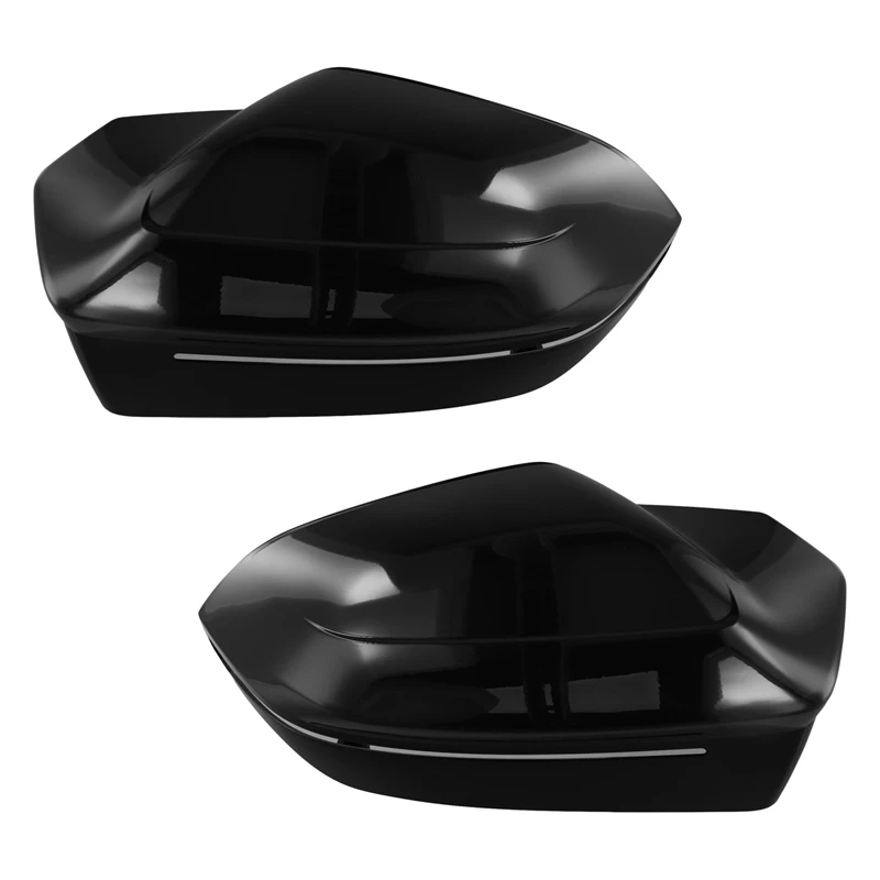 

Car Rearview Side Wing Mirror Cover Cap Glossy Black For BMW G60 G61 G68 G70 M5 G90 Right Hand Drive 2023-Up