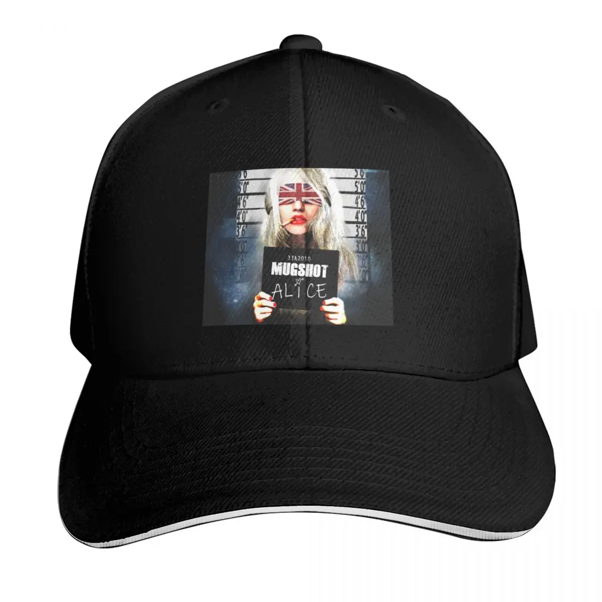 Mugshot Alice Baseball Cap custom caps Beach Bag Visor Big Size Hat Women's Men's