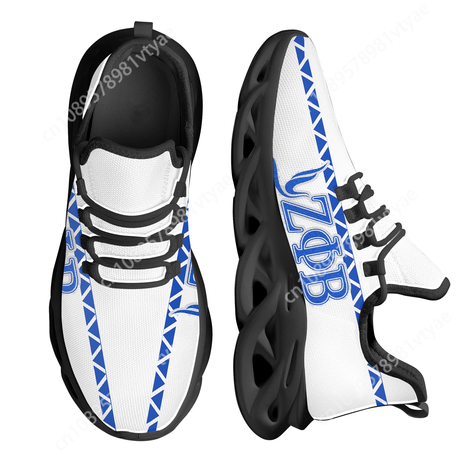 

Custom Made Zeta Phi Beta Design Road Running Shoes Men and Women Casual Tennis Shoes Cushioned Stretch Training Sneakers 2024