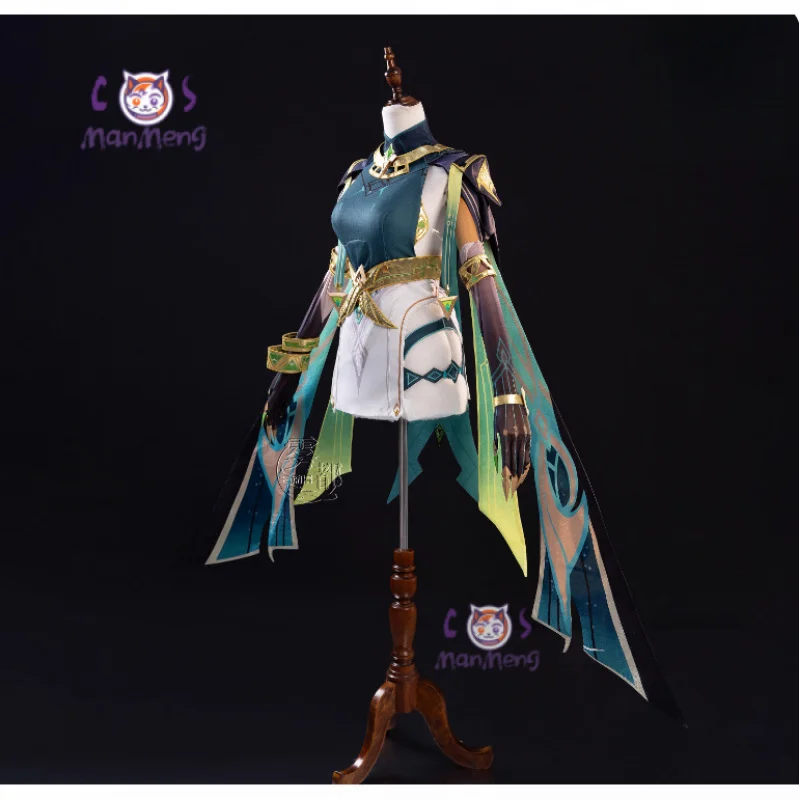 

Game Genshin Impact Nefer Cosplay Costume Halloween Carnival Women's New Dress Props Accessories Wig Sweet Uniform Set S-XXL