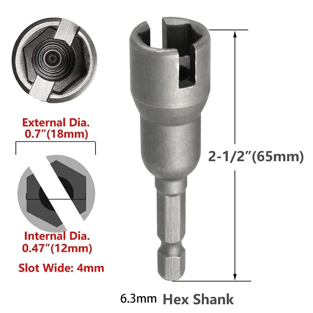 Power Wing Nut Driver Set,Slot nuts Drill Bit Socket Wrenches Tools Set,1/4 Hex Shank Drills Bits for Panel screws eye hook bolt