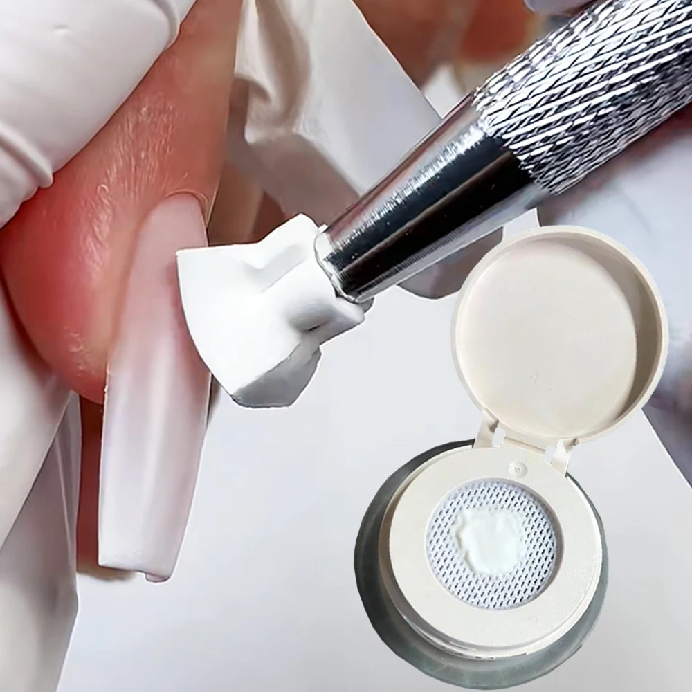 1 pot blanc coussin d'air tapotement Gel vernis Ombre Pat Pat Gel noir rose dégradé Blush dessin Liner tremper UV LED vernis à ongles