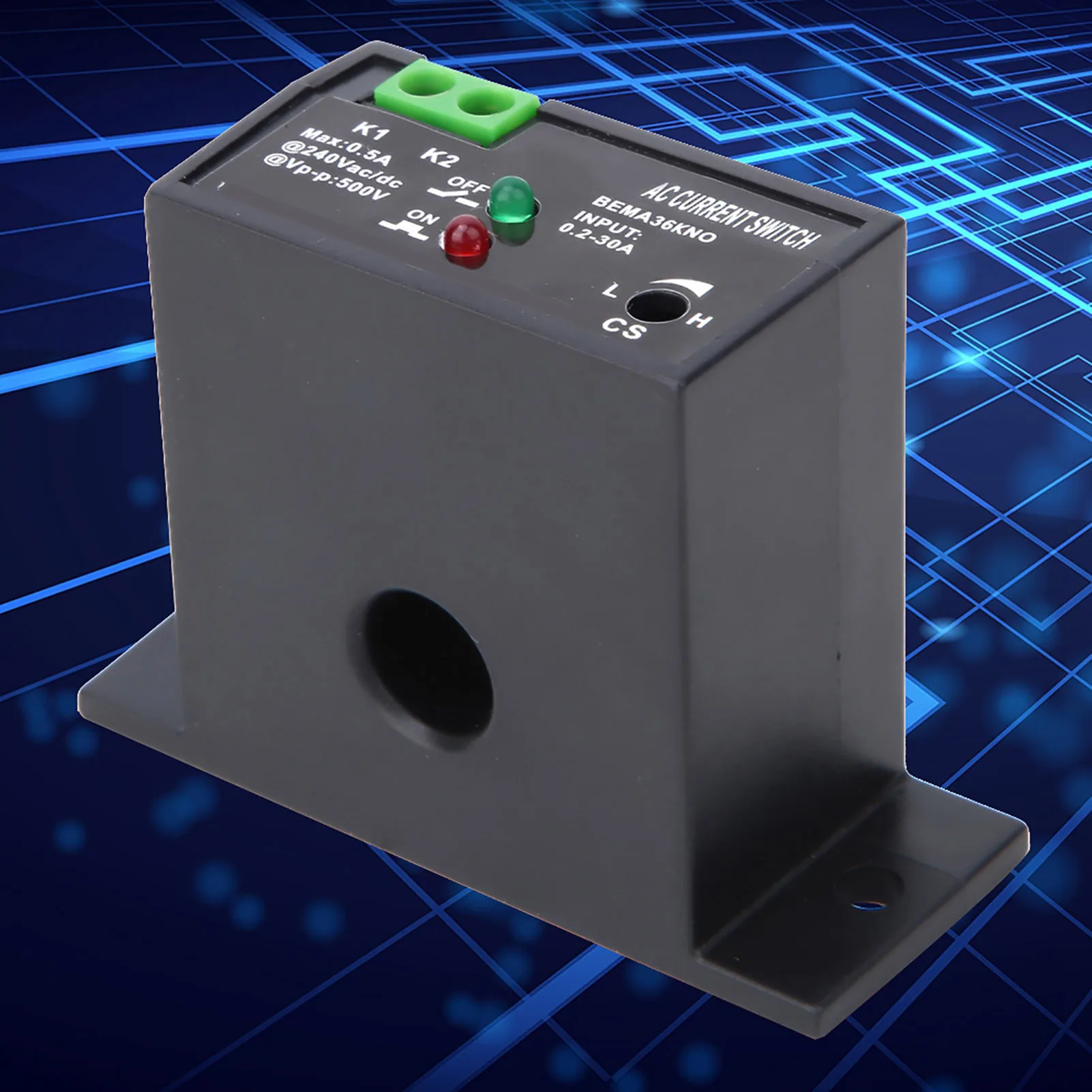 عادة إيقاف الاستشعار Flameproof قابل للتعديل AC الاستشعار الحالي 0.2 ~ 30A الاستشعار بالطاقة الذاتية #1