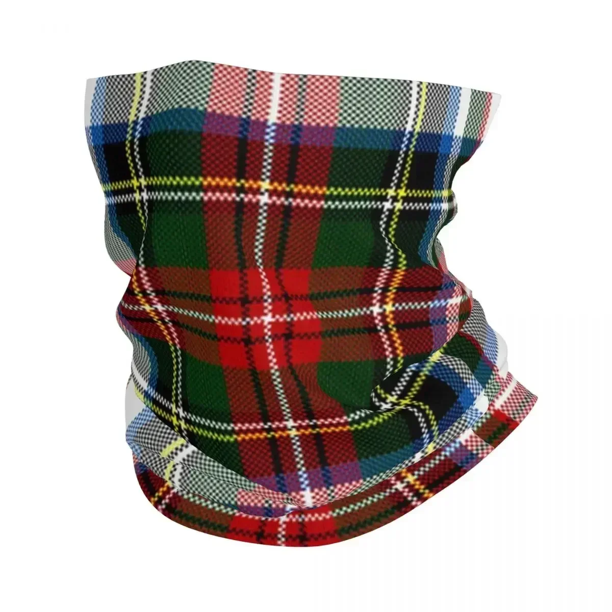 Clan Stewart Dress Tartan Plaid Pattern Bandana Neck Gaiter Printed Magic Scarf Headwear Hiking Fishing For Men Women Adult