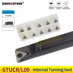 S10K-STUCR09 S12M-STUCR09 S08K-STUCR09 Internal Turning Tool Holder TCMT Inserts S10K-STUCL09 Lathe Bar CNC Cutting Tools Set