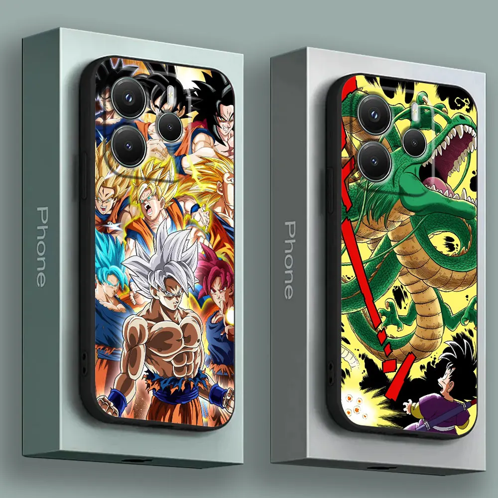 

Soft Case For Xiaomi Redmi Note 15 14 13 12 11 10 Pro Plus 4G 5G For Redmi 15C 15 14C 13C 12C Phone Cover Cartoon DragonS BallS