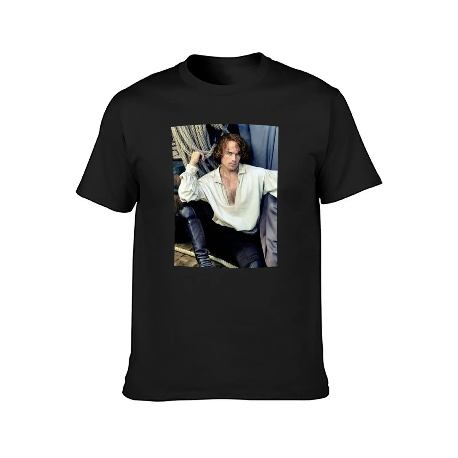 Sam Heughan T-Shirt boys animal print hippie clothes mens t shirts pack