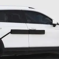 Protector de puerta de coche de 98x11x4CM, estilo magnético plegable conectado, Protector de borde lateral del cuerpo, tiras de protección decorativas antiarañazos