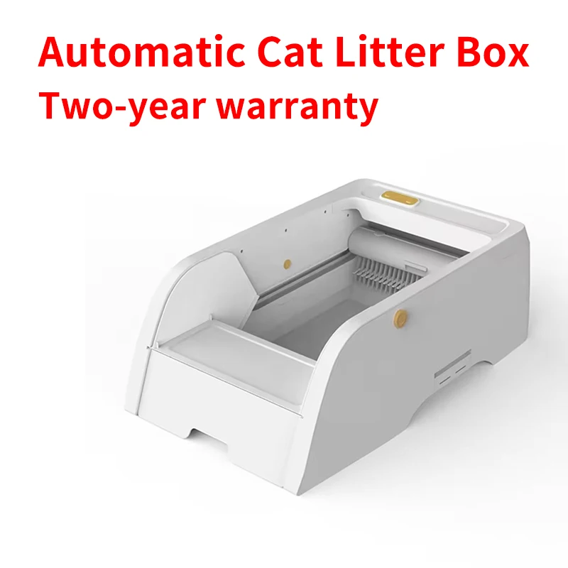 

Cat Litter Box Automatic Cleaning Large Intelligent Cat Bedpan Self-cleaning Open Pet Toilet Product Arenero Autolimpiable Gato