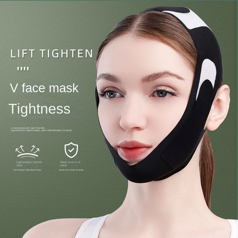 グラフェン注入フェイスリフティングストラップ小じわ軽減口コーナーリフト輪郭定義睡眠サポート再利用可能若々しい