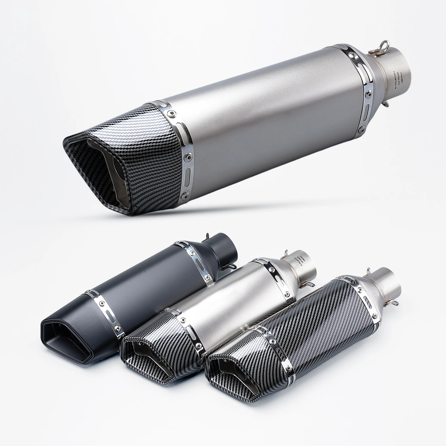 

Универсальная мотоциклетная выхлопная труба 51 мм с глушителем DB Killer, высокопроизводительная модифицированная выхлопная система, подходит для Z900, GSXR1000, SV650, R6