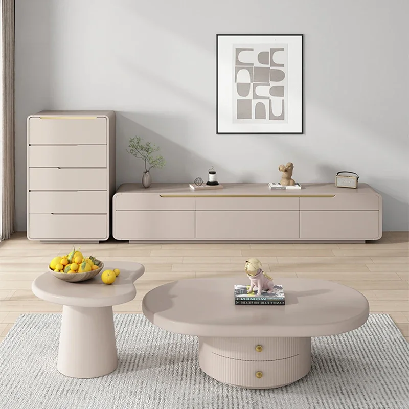 Modern Entertainment Center TV Stands Cabinet Storage Living Room TV Stands Supports Luxury Home Furniture Televisie Kast LLTS image 2