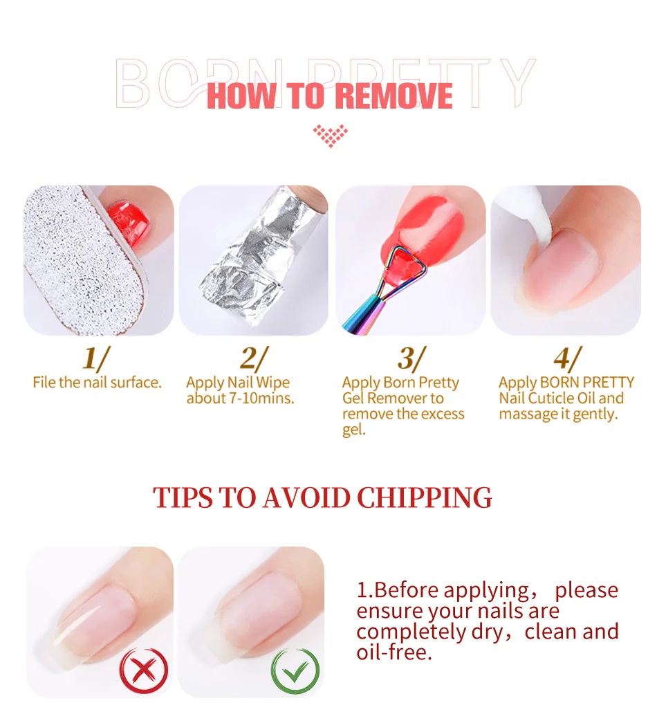 BORN PRETTY 15ml Jelly Nude Rubber Base Gel Natürlicher Milchweißer Klarer Semi-Permanenter Selbstnivellierender Soak-Off UV LED Gel-Lack – Detail 13