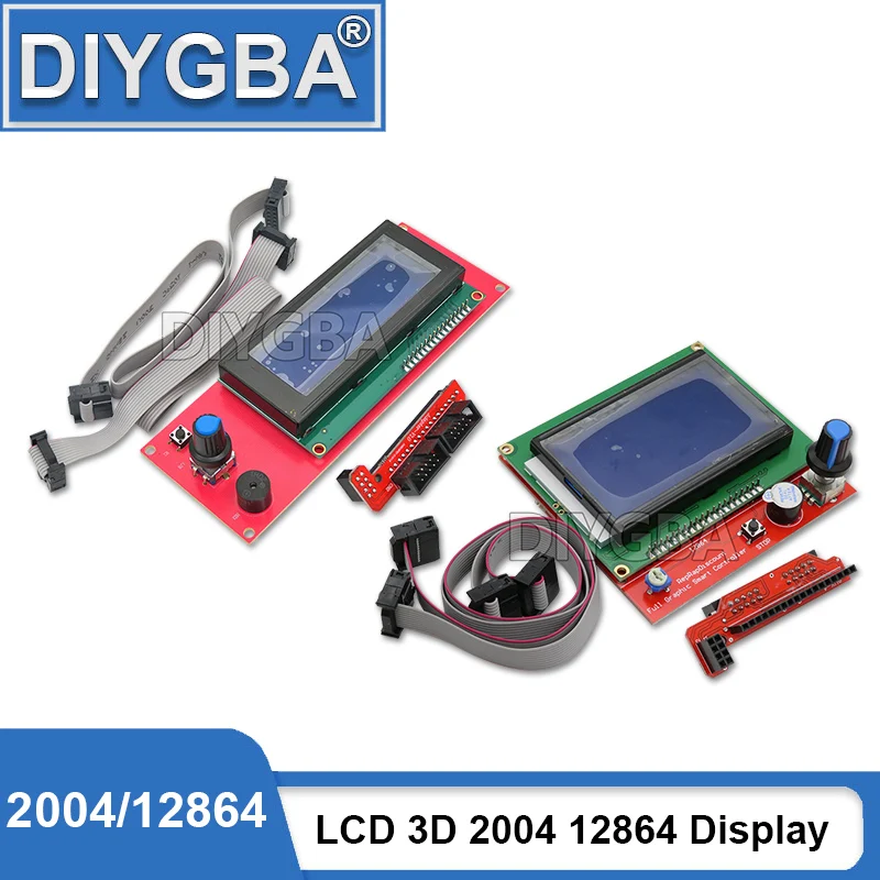 DNIGEF LCD 3D 2004 12864 Display 3D Printer Reprap Smart Adapter Controller Reprap Ramps 1.4 1.6 Mega2560 Board 2004LCD Control