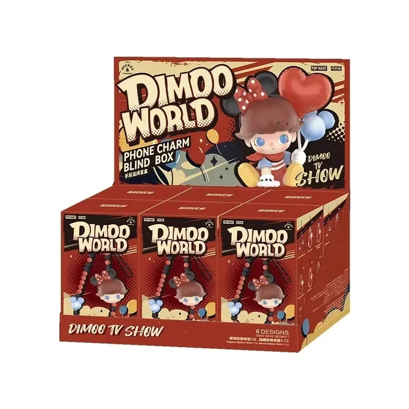 

POP MART DIMOO Disney Kawaii Anime Blind Box Action Figures - Surprise Mystery Dolls Collection for Girls Perfect Gift