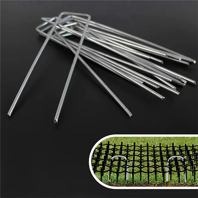 

A41I 48Pcs Cat Scat Mat With Spikes,At Animal Spikes Repellent,Garden Prickle Strip Dig Stopper Cat Deterrent Spikes