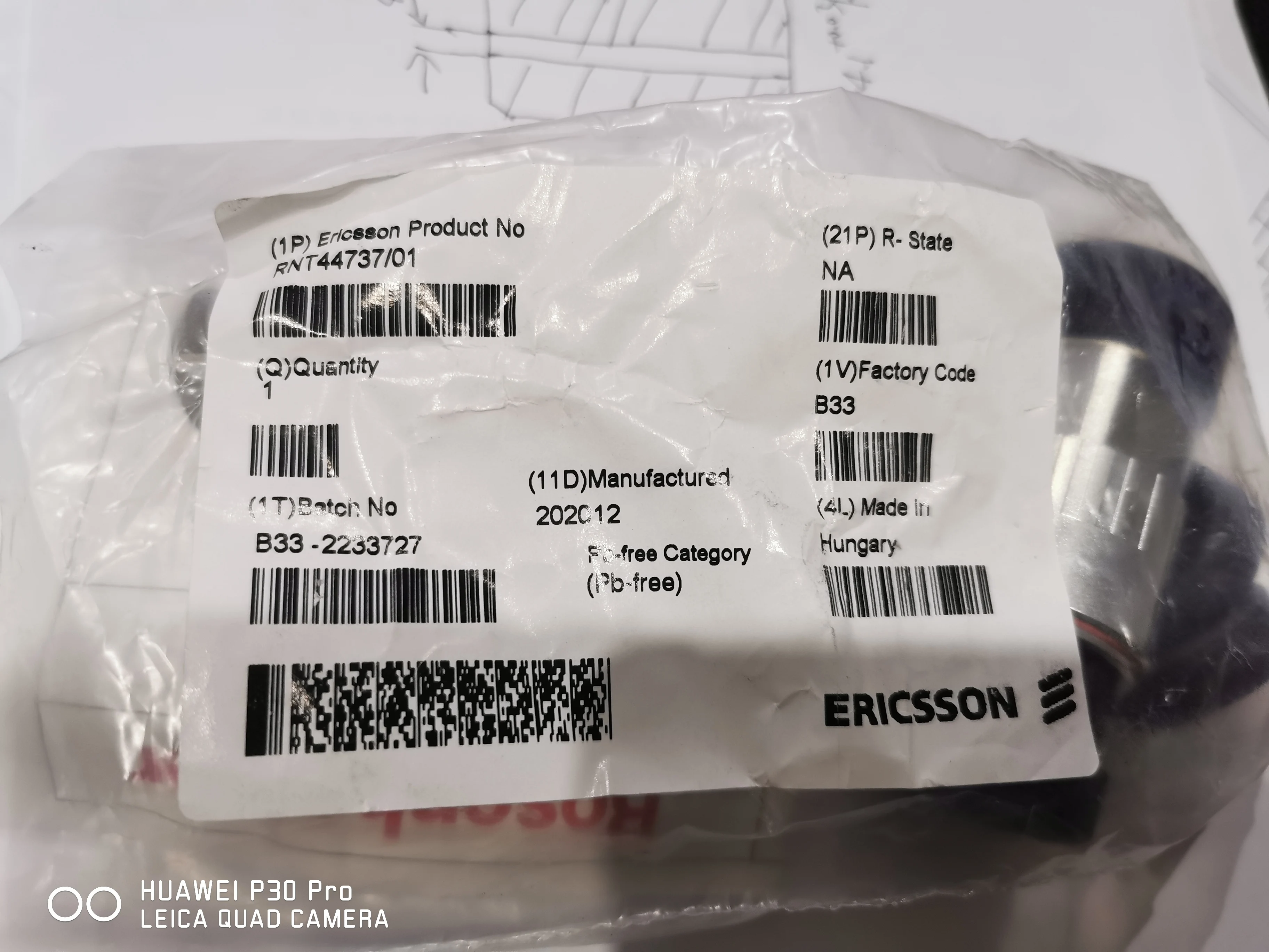 

5G Ericsson RRU Power Head RNT447 37/01