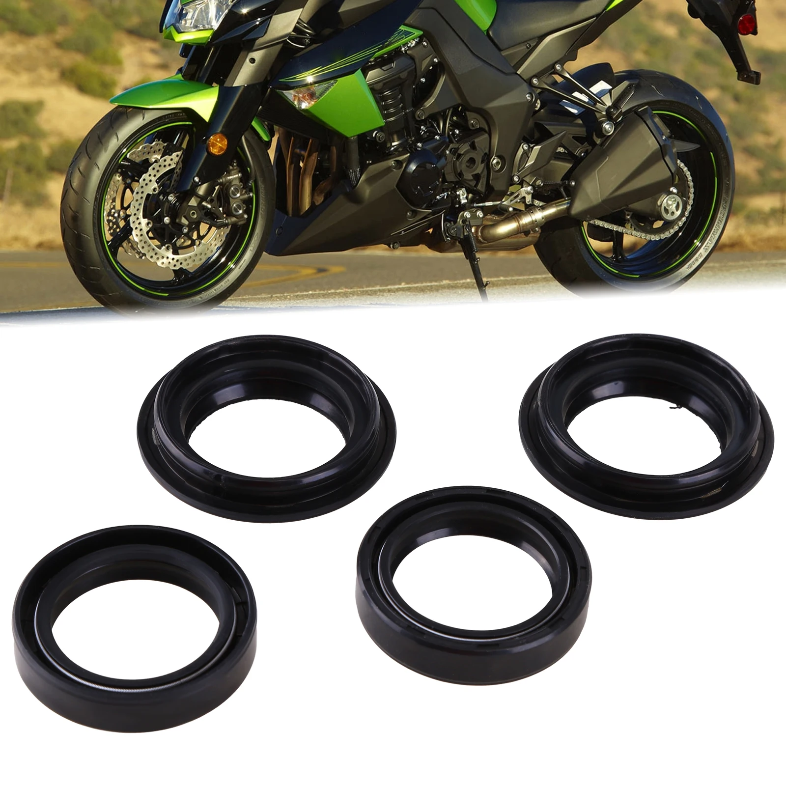 Motorcycle Fork Seals Replacement Parts Suspension Mounts Seals Compatible for Veloci Xeverus 250