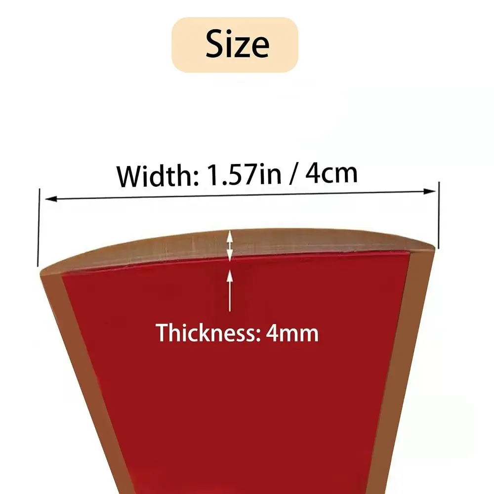 Hochwertiger Übergangsstreifen für Teppich bis Fliesenböden, selbstklebender Zierleiste mit flacher Kante, PVC-Laminat-Schwellenabdeckung für den Türbereich