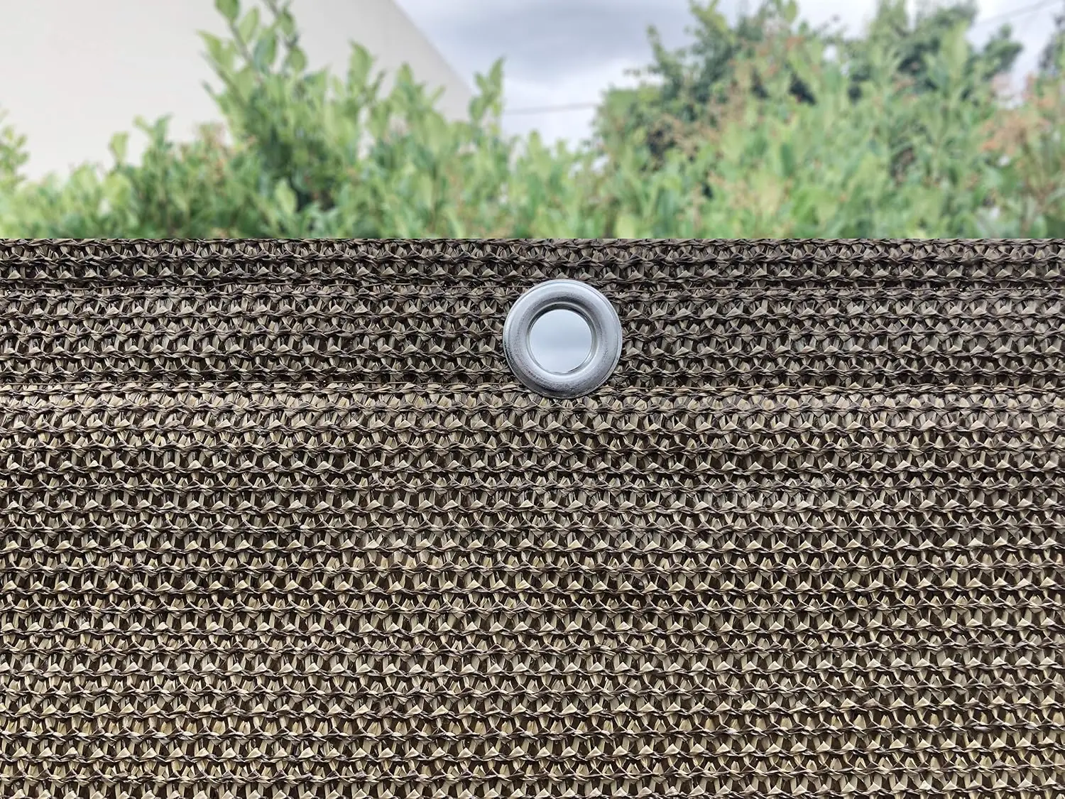 Privacy Screen Fence for Backyard Pool Deck Patio Balcony Outdoor Paneling with Zip Ties 8x50FT Walnut, Customized