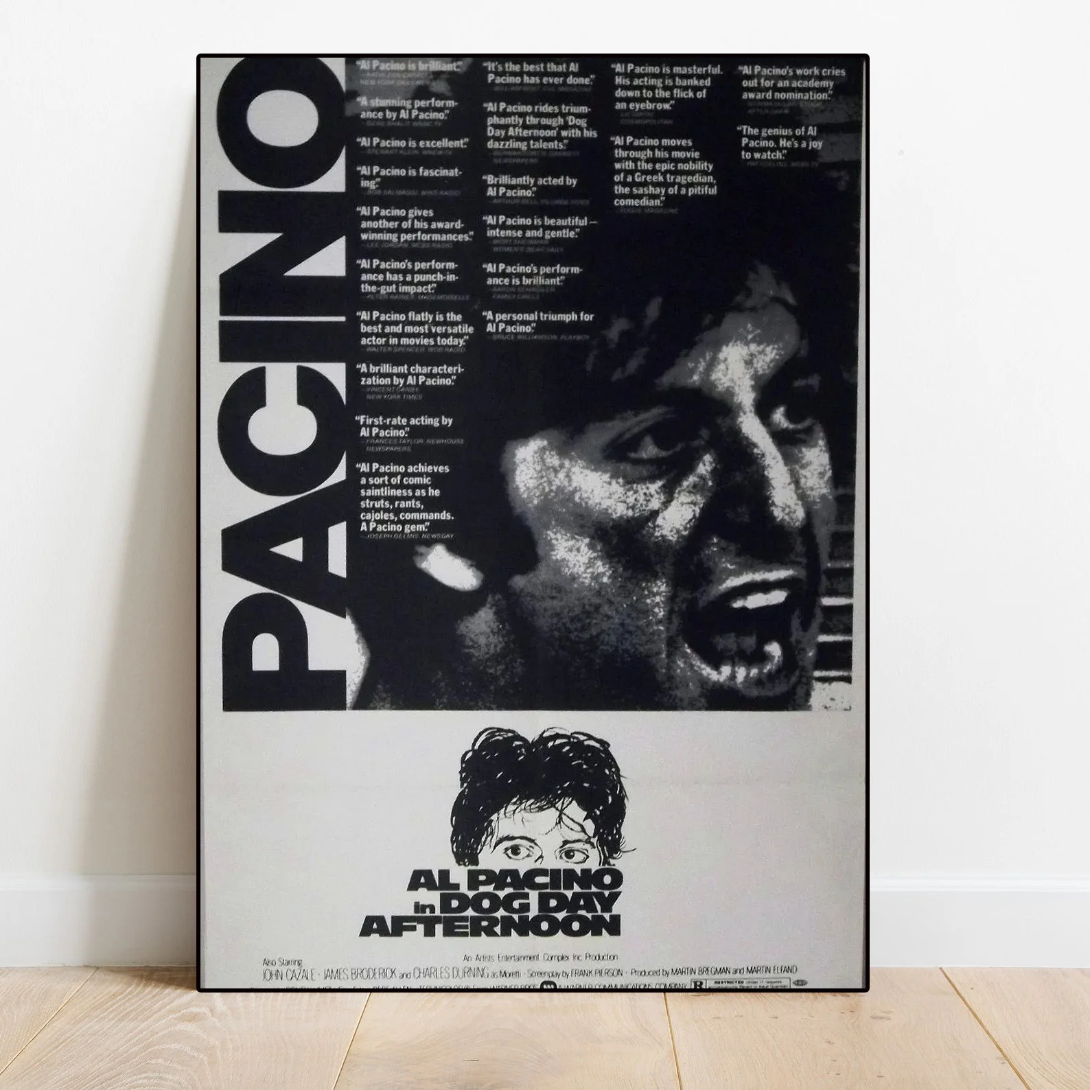 Classics Movie Dog Day Afternoon Character Series Pictures For Room Living Art Home Wall Decor Canvas Painting Print Posters