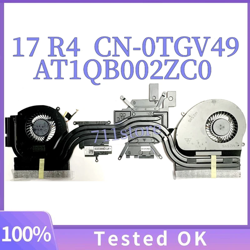 

CN-0TGV49 0TGV49 TGV49 Radiator Fan For Dell Alienware 17 R4 Heatsink AT1QB002ZC0 100% Working Well