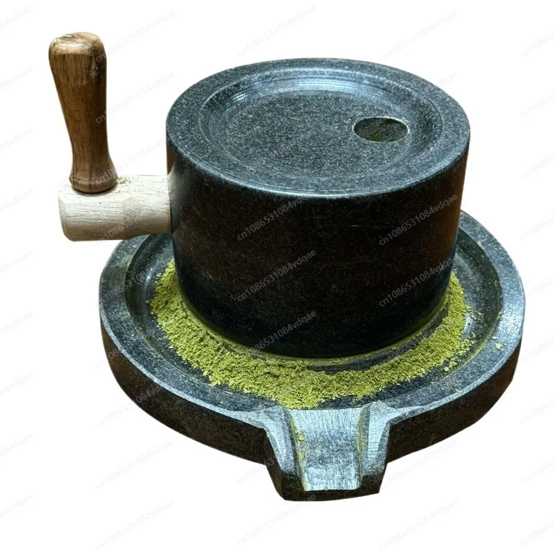 Hand stone mill, bluestone tea mill, traditional grinding equipment