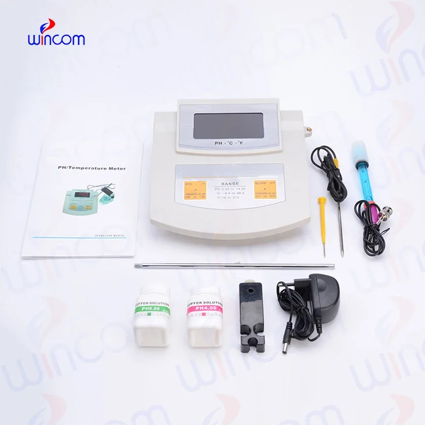 Alat Ukur PH EC PPM TDS Benchtop untuk Kosmetik Cair Laboratorium, Meter PH Digital untuk Air, Harga Meter PH Digital