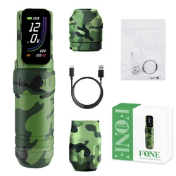 Fone Wireless Tattoo Machine Rotary Pen with Powerful Brushless Motor with Extra 3.5/4.2mm Stroke For Tattoo Artists
