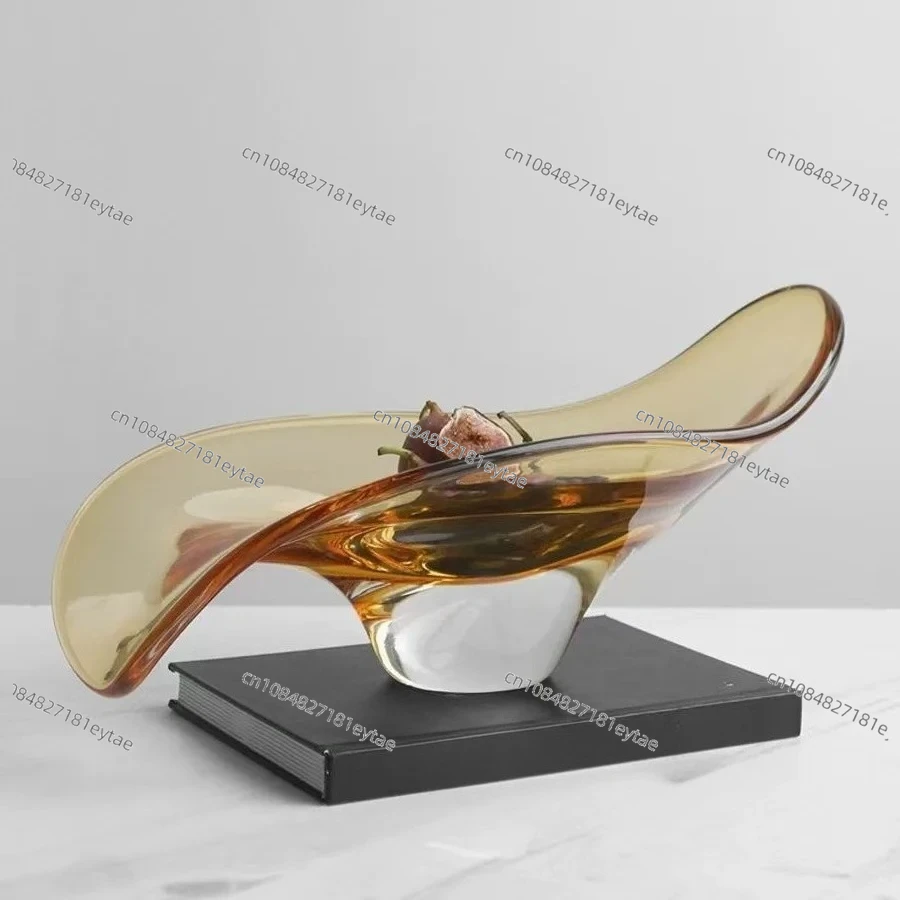 Geometric Glass Fruit Bowl - Transparent Serving Tray & Home Decor Storage Container