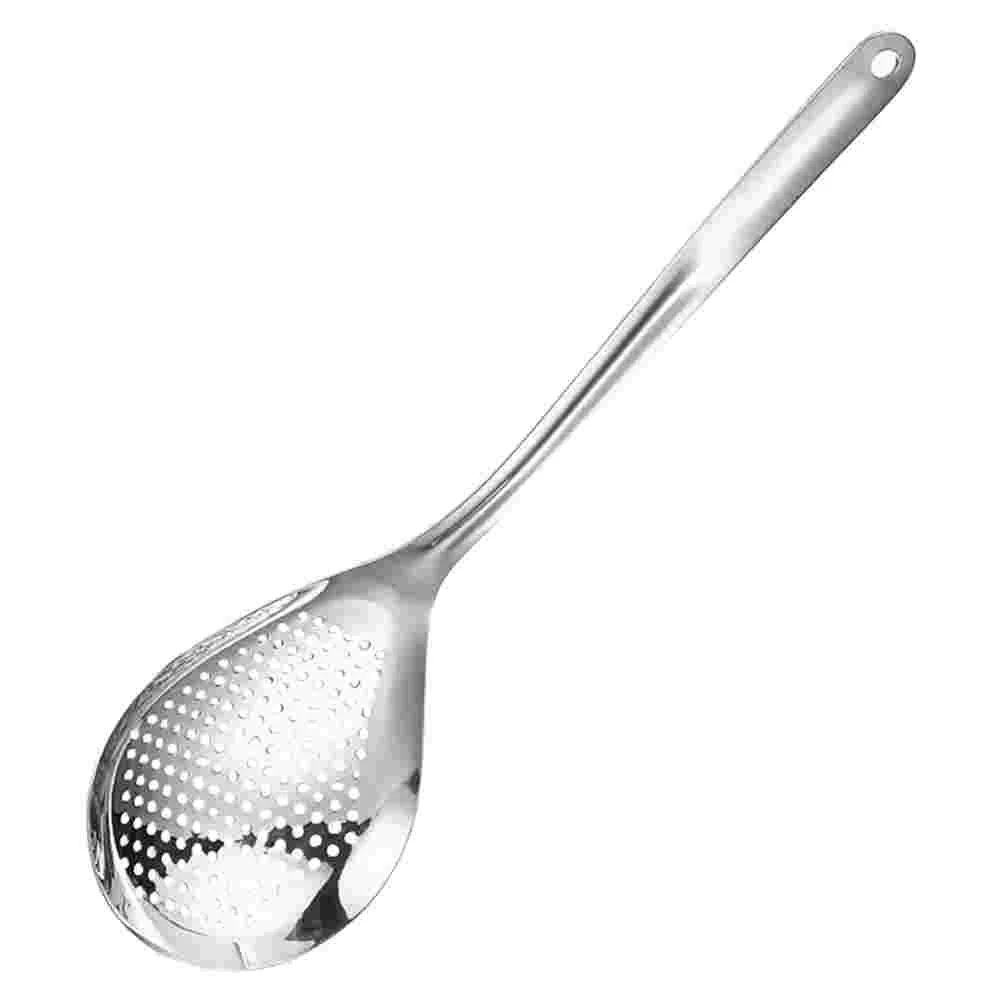 

Pepper Colander Filtering Oil Tool Kitchen Cooking Spoon Small Size Fried Food Supply Stainless Steel Slotted Straining Home