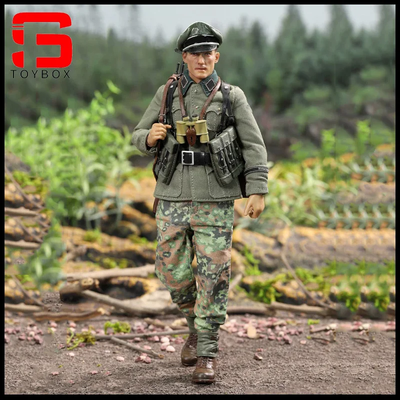 In Stock DID XD80024 1/12 WWII Armored Division Soldier Action Figure 6'' Male Soldier Figurine Model Full Set Collectible Toy