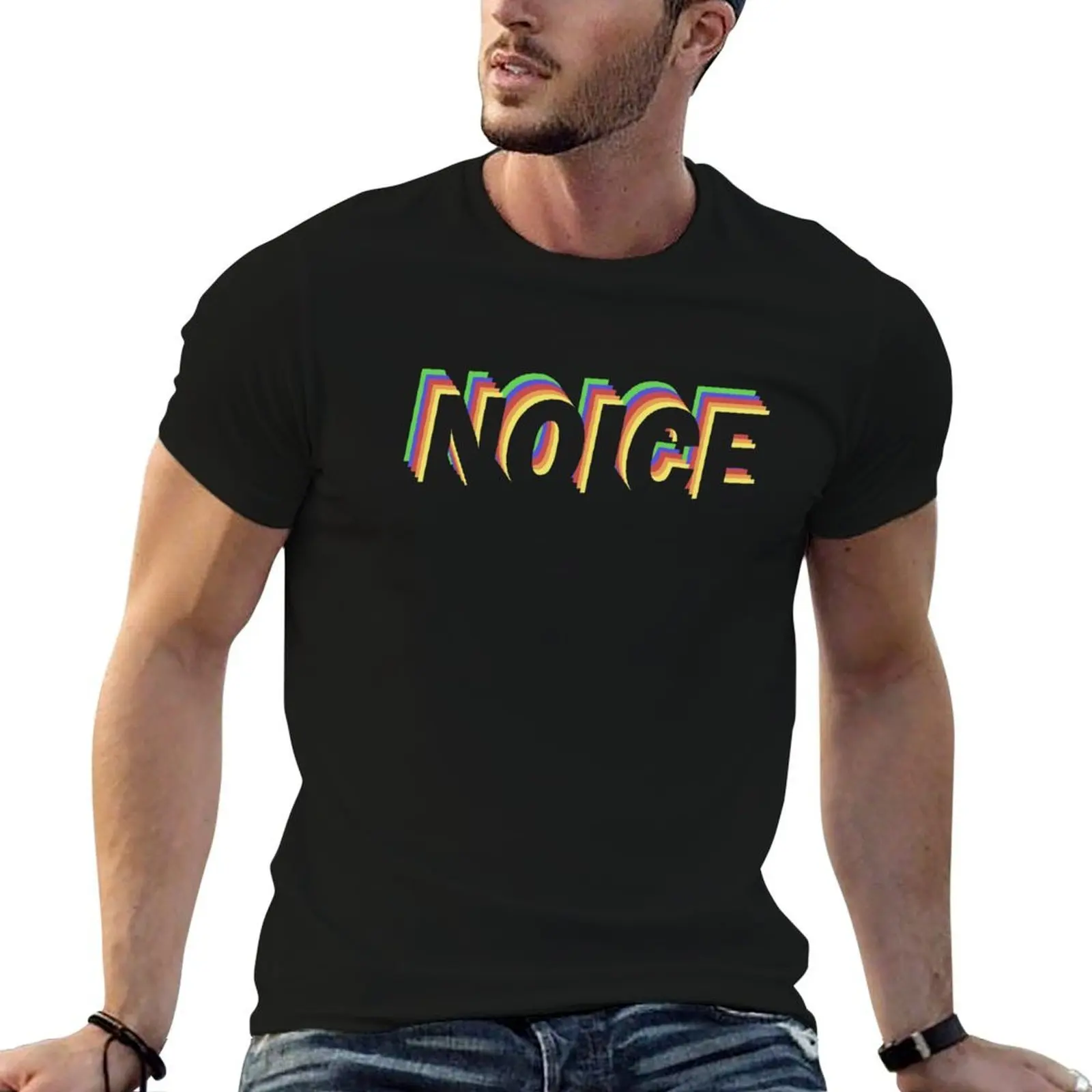 

Noice - w/invisible foreground T-Shirt t shirt for man t shirts for man slim fit t shirts for man cotton soft T-shirt
